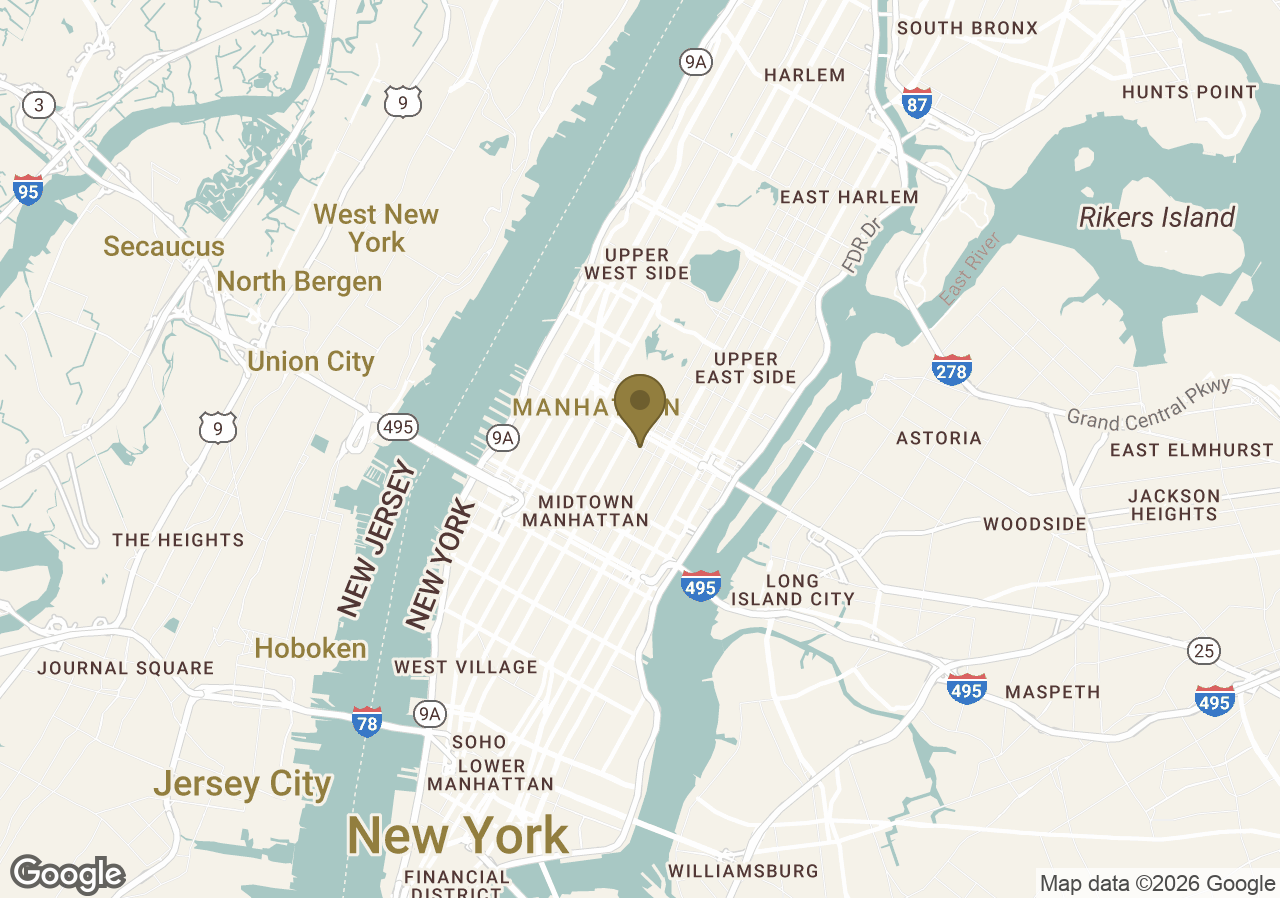 Map of Aman New York