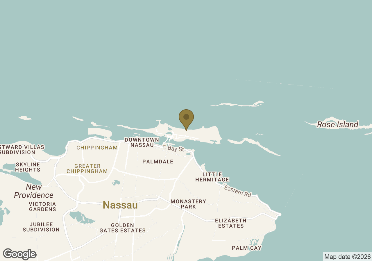 Map of The Ocean Club, A Four Seasons Resort, Bahamas