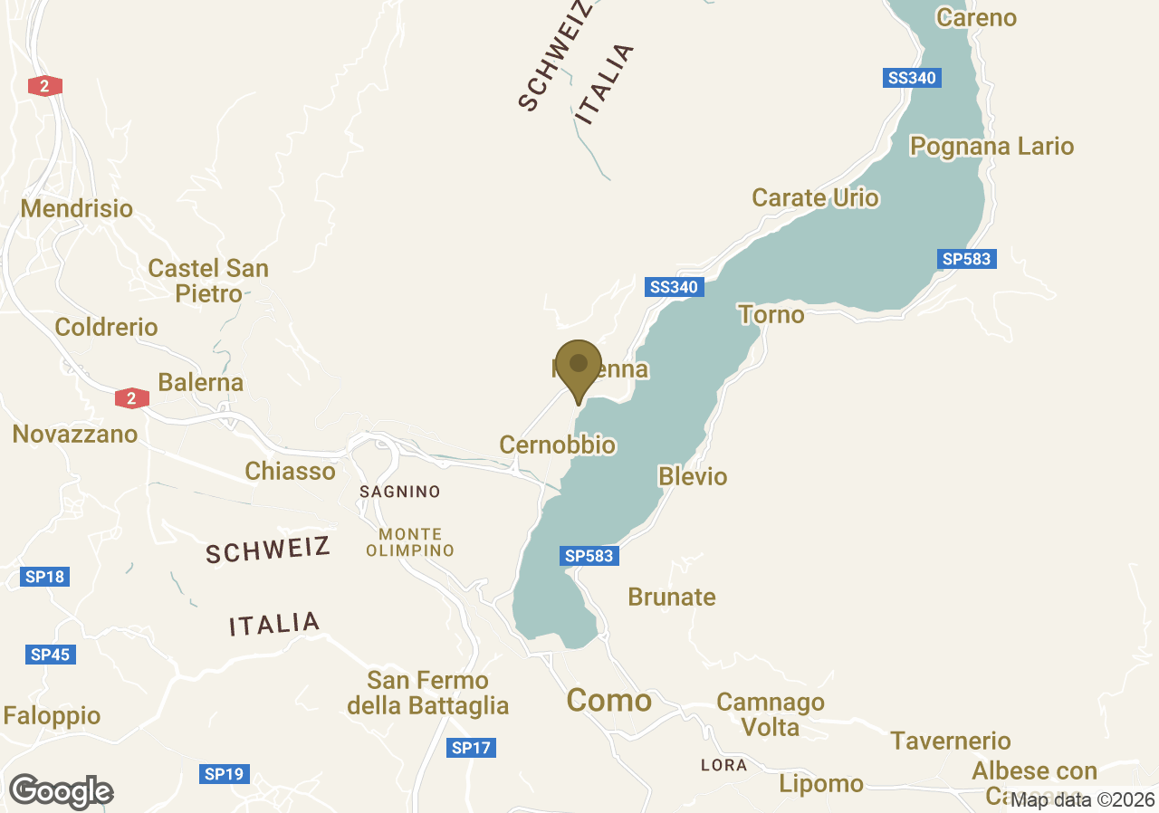 Map of Villa d’Este
