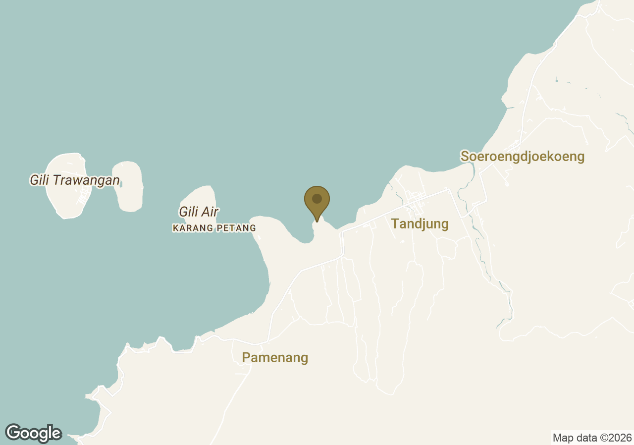 Map of The Oberoi Beach Resort