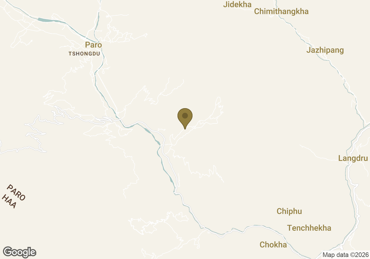 Map of Bhutan Spirit Sanctuary