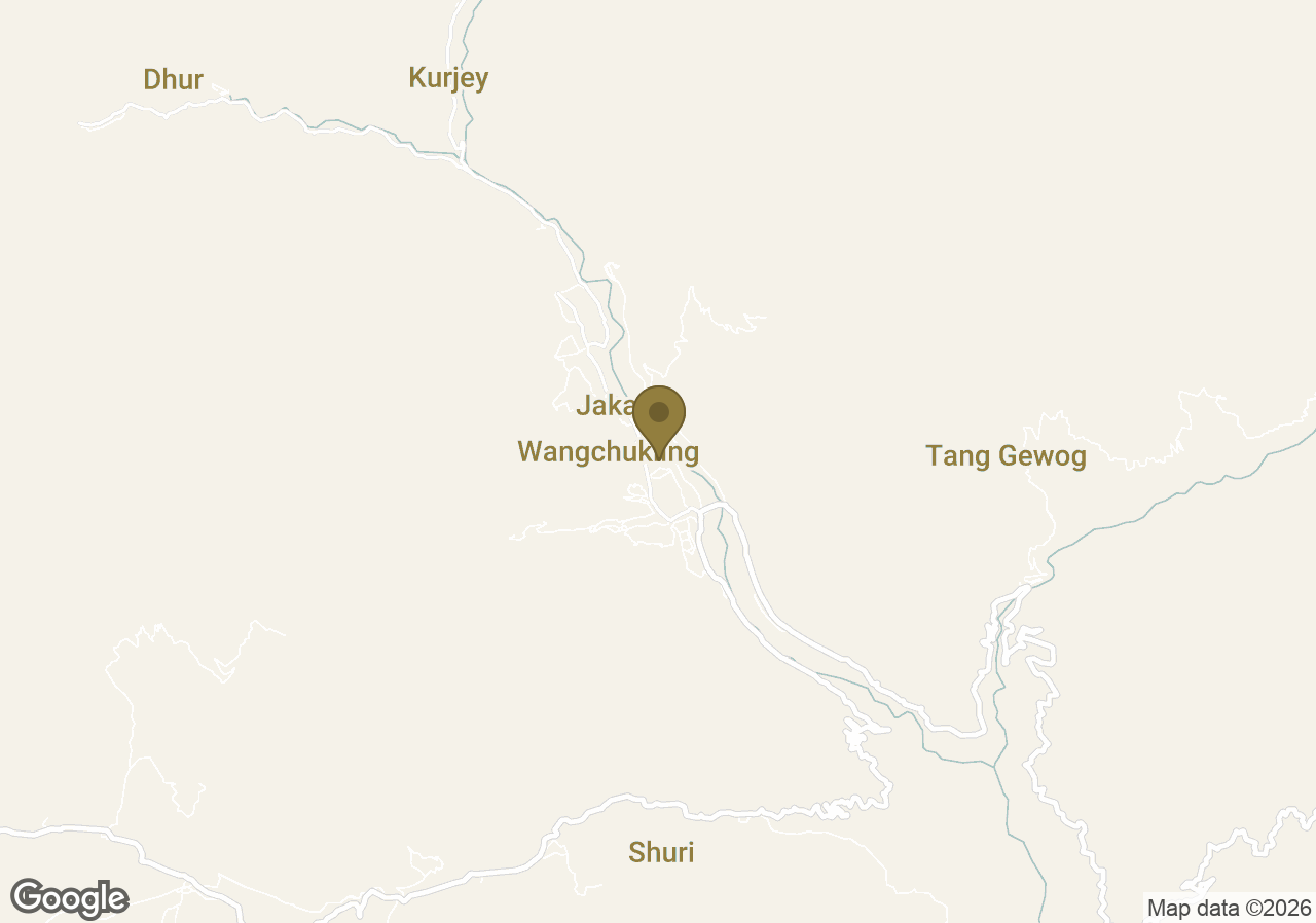 Map of Amankora Bumthang