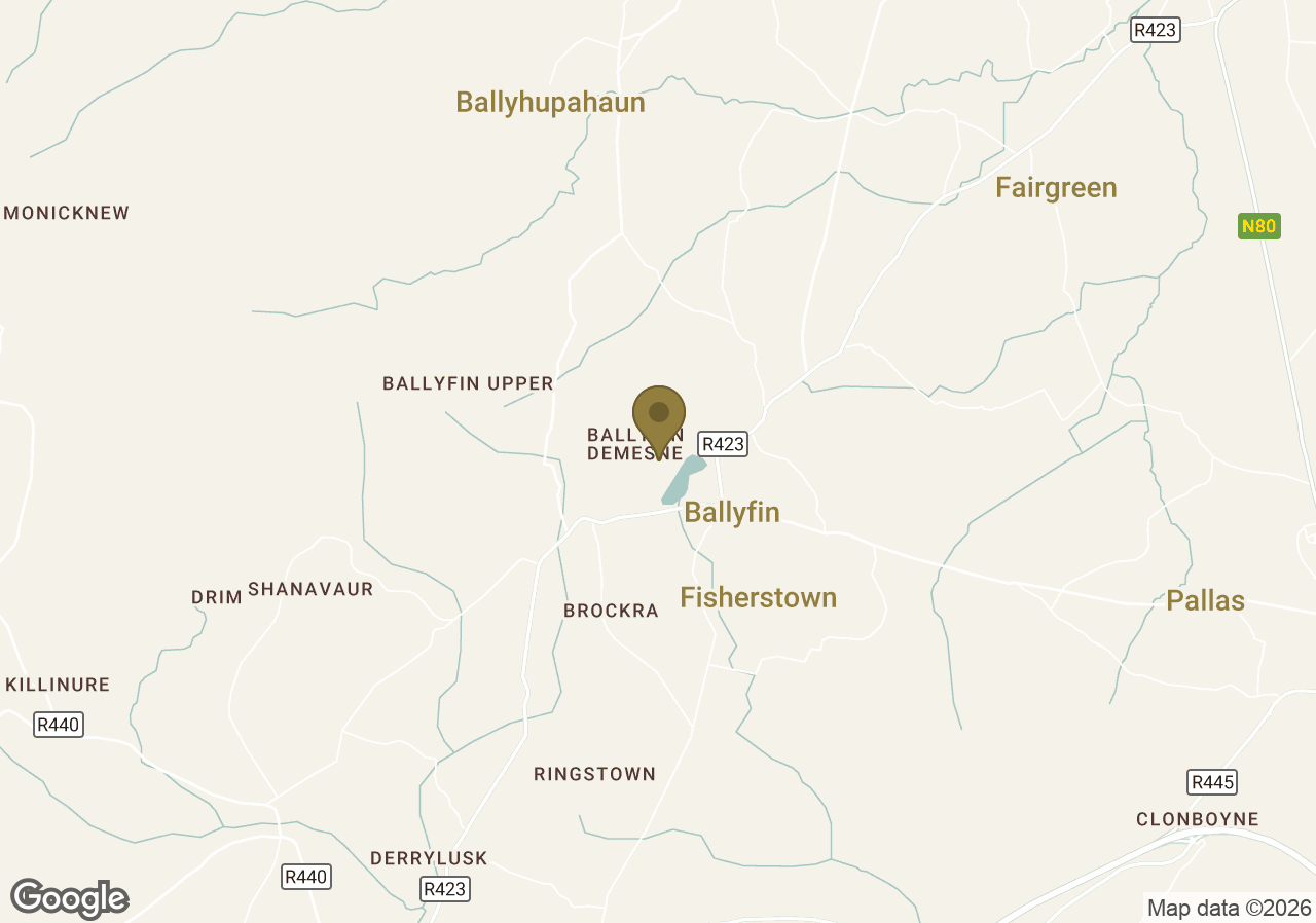 Map of Ballyfin