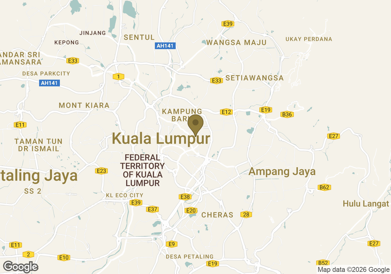 Map of Banyan Tree Kuala Lumpur