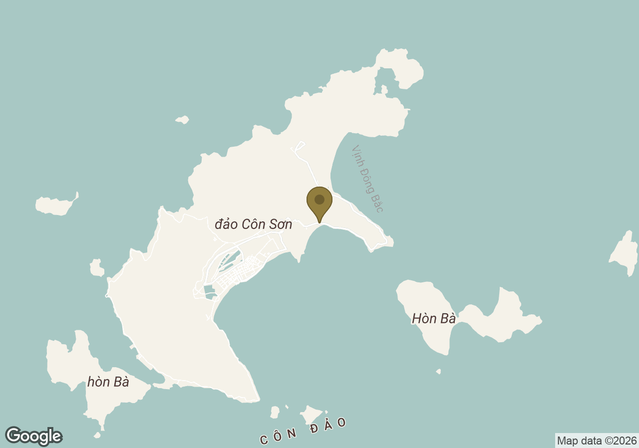 Map of Six Senses Con Dao