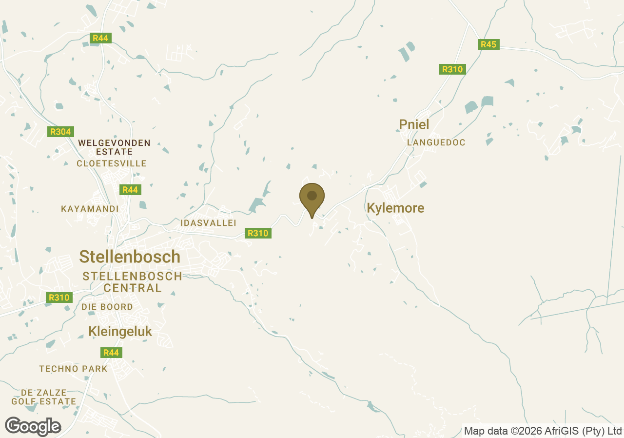 Map of Delaire Graff Lodges & Spa