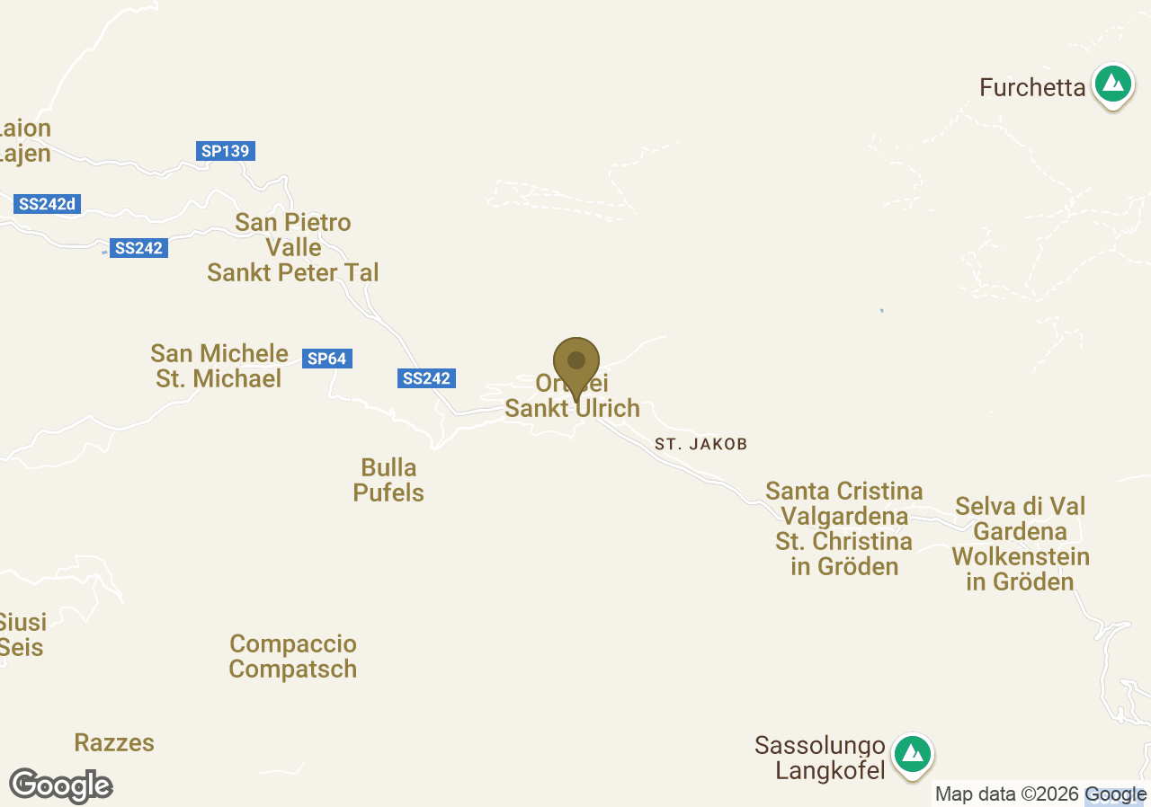 Map of Cavallino Bianco Family Spa Grand Hotel