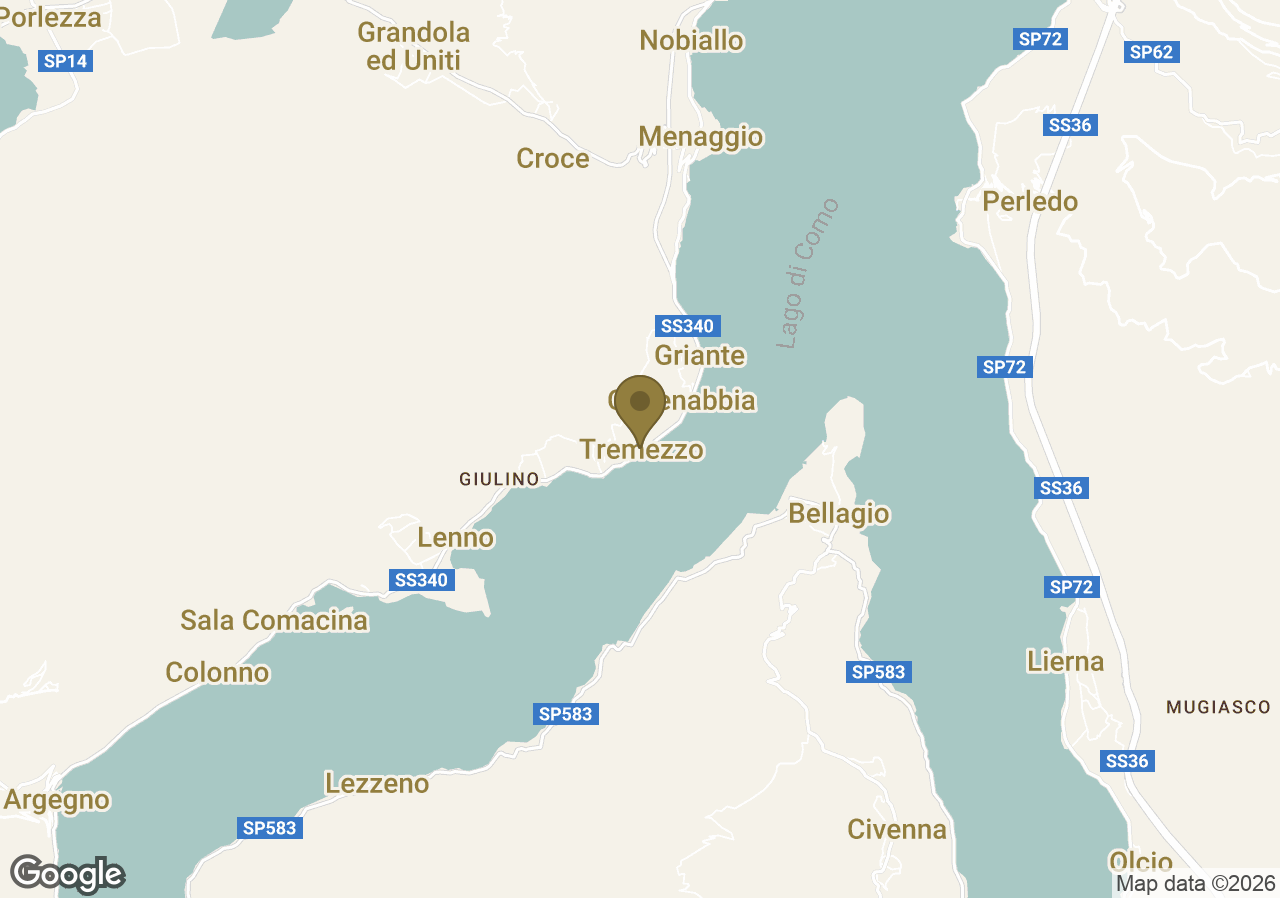 Map of Grand Hotel Tremezzo