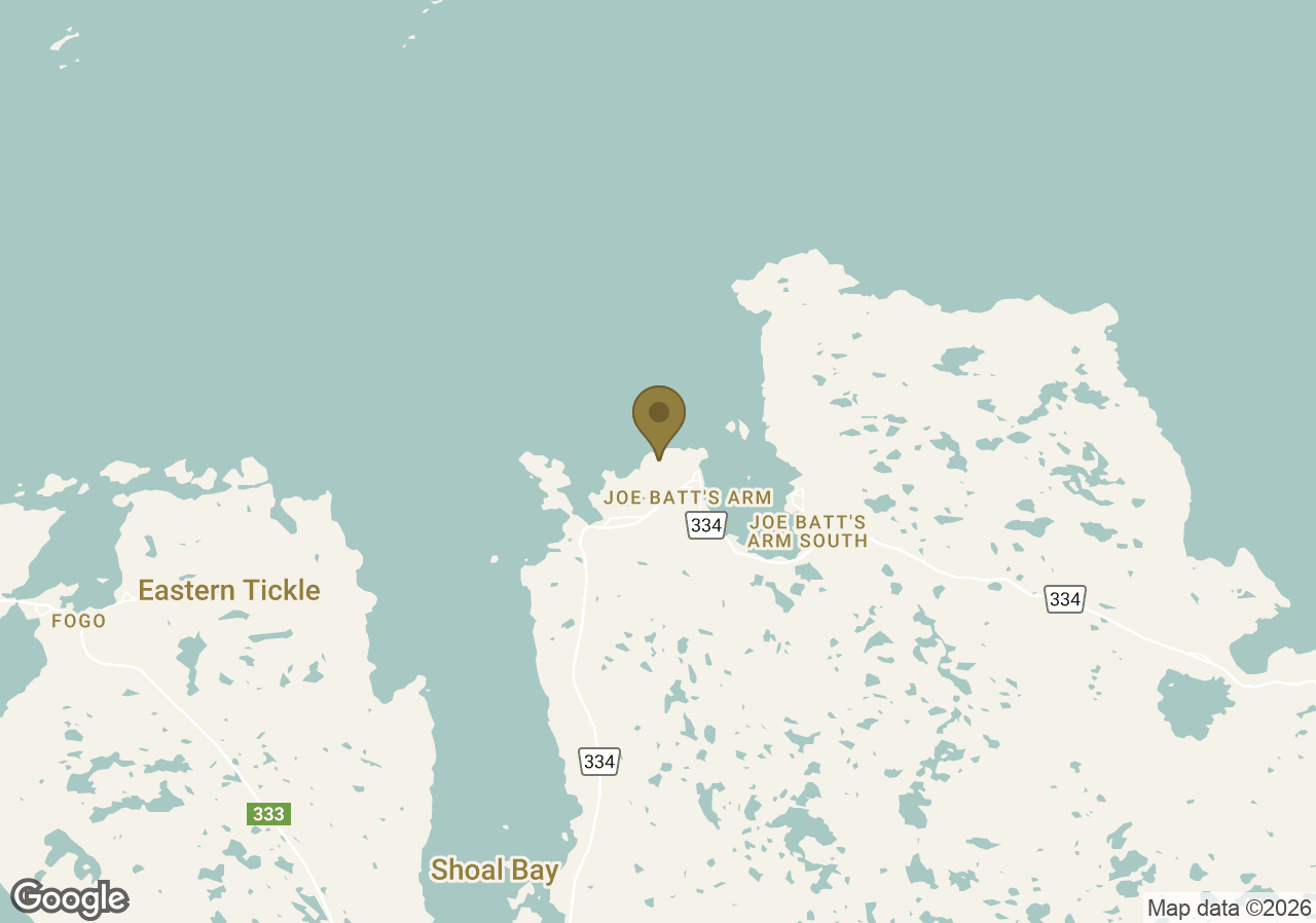 Map of Fogo Island Inn