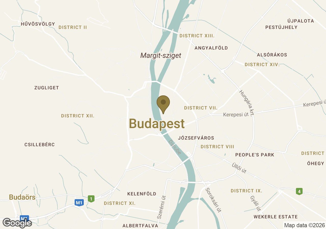 Map of Four Seasons Hotel Gresham Palace Budapest