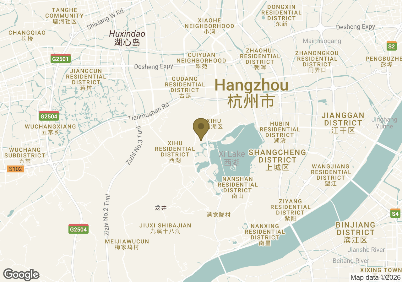 Map of Four Seasons Hotel Hangzhou at West Lake