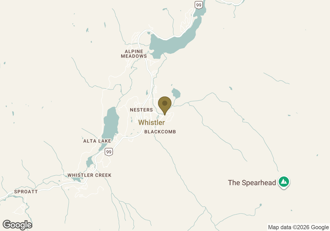 Map of Four Seasons Resort and Residences Whistler