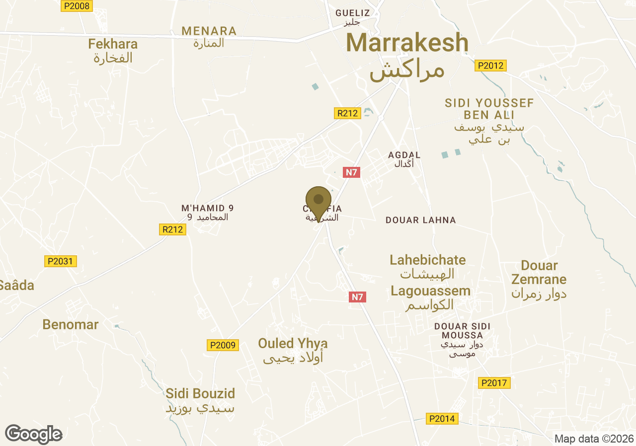 Map of Selman Marrakech