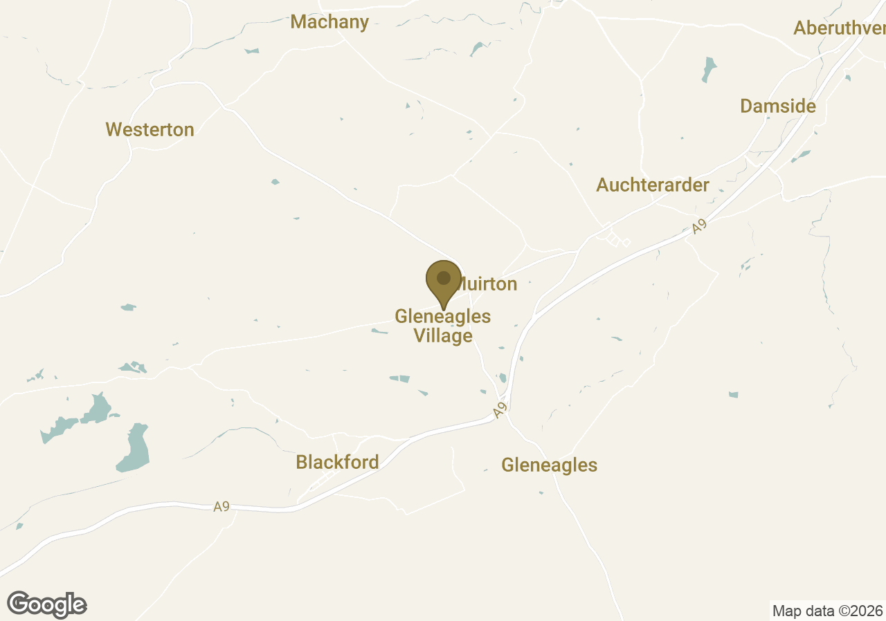 Map of Gleneagles