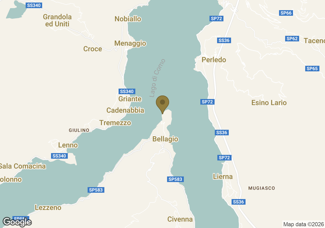Map of Grand Hotel Villa Serbelloni