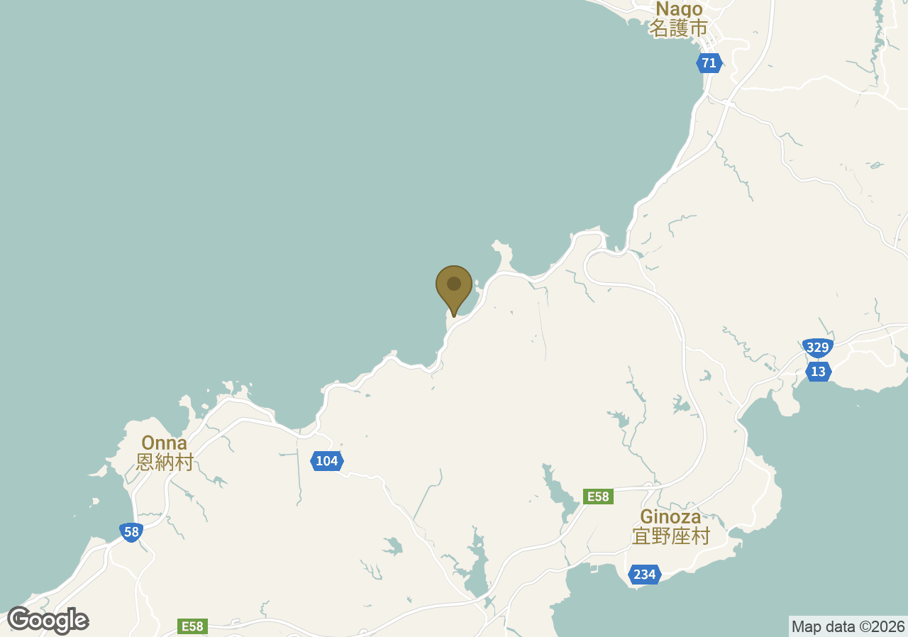 Map of Halekulani Okinawa