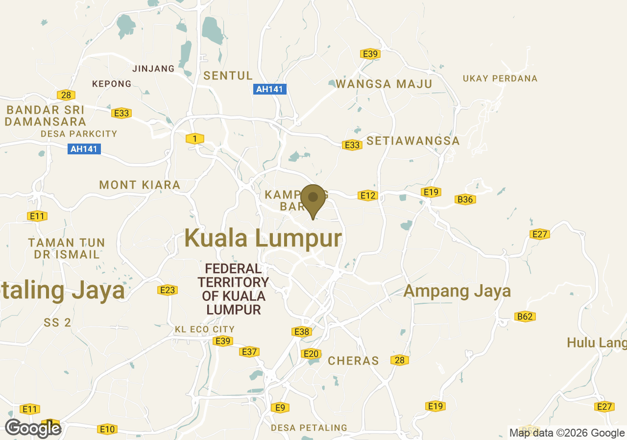 Map of Mandarin Oriental Kuala Lumpur