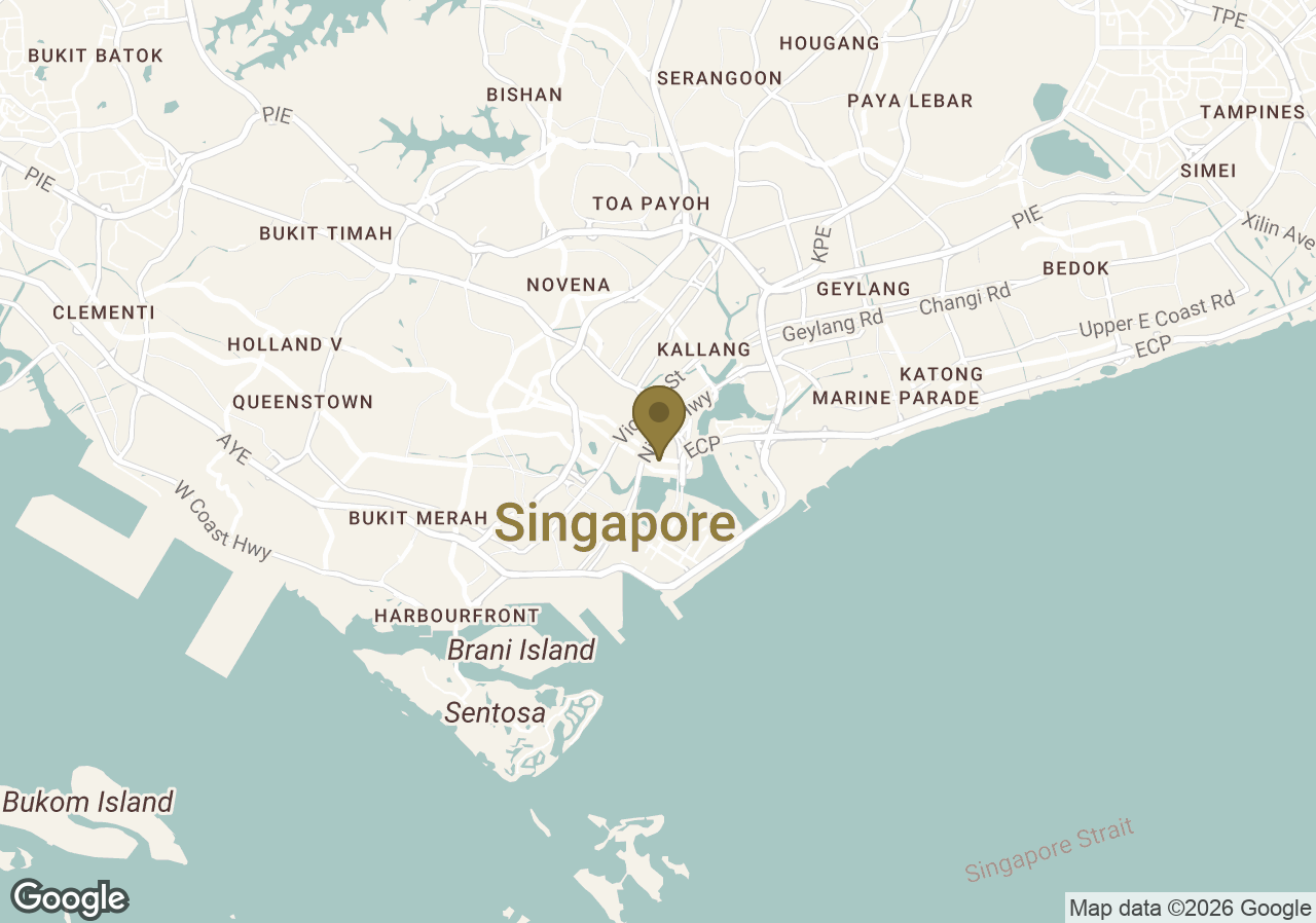 Map of Mandarin Oriental, Singapore