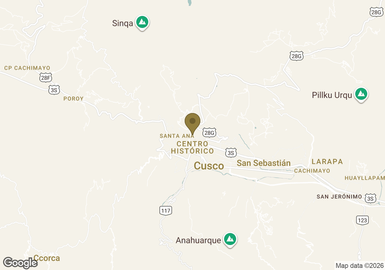 Map of Monasterio, A Belmond Hotel, Cusco
