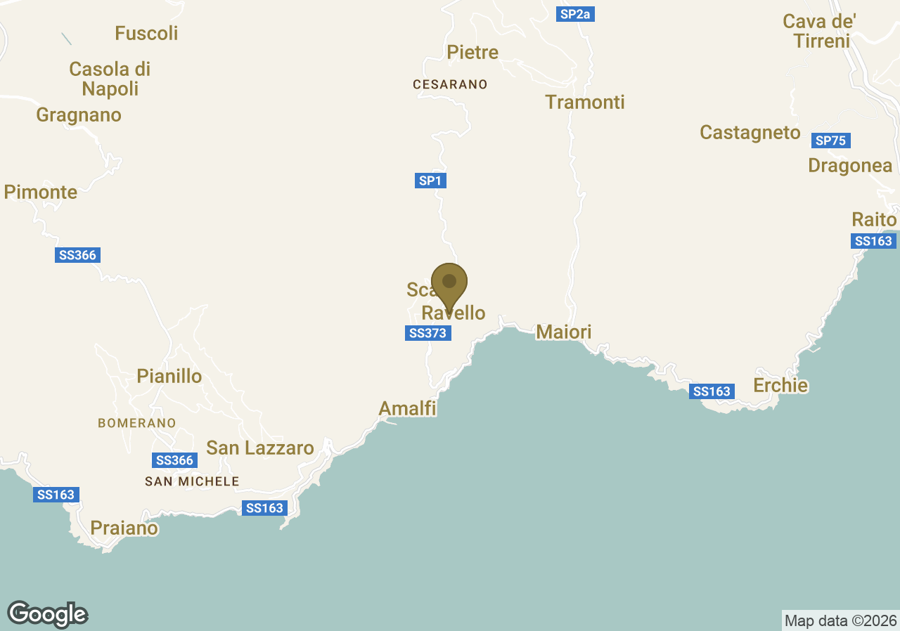 Map of Palazzo Avino