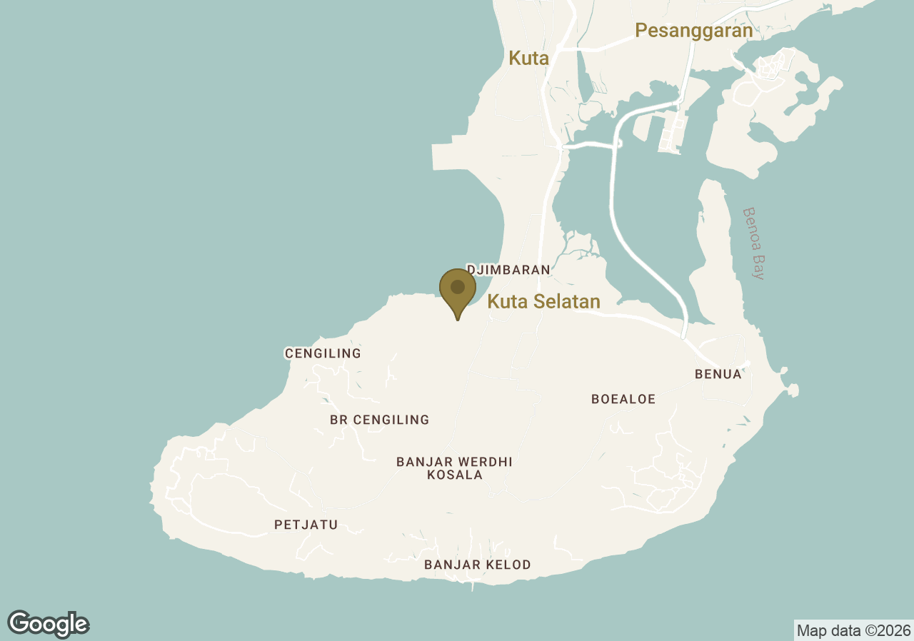 Map of Raffles Bali