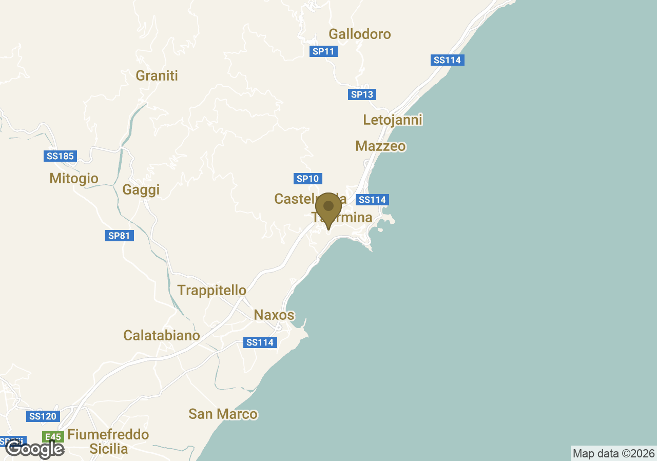 Map of San Domenico Palace, Taormina, A Four Seasons Hotel