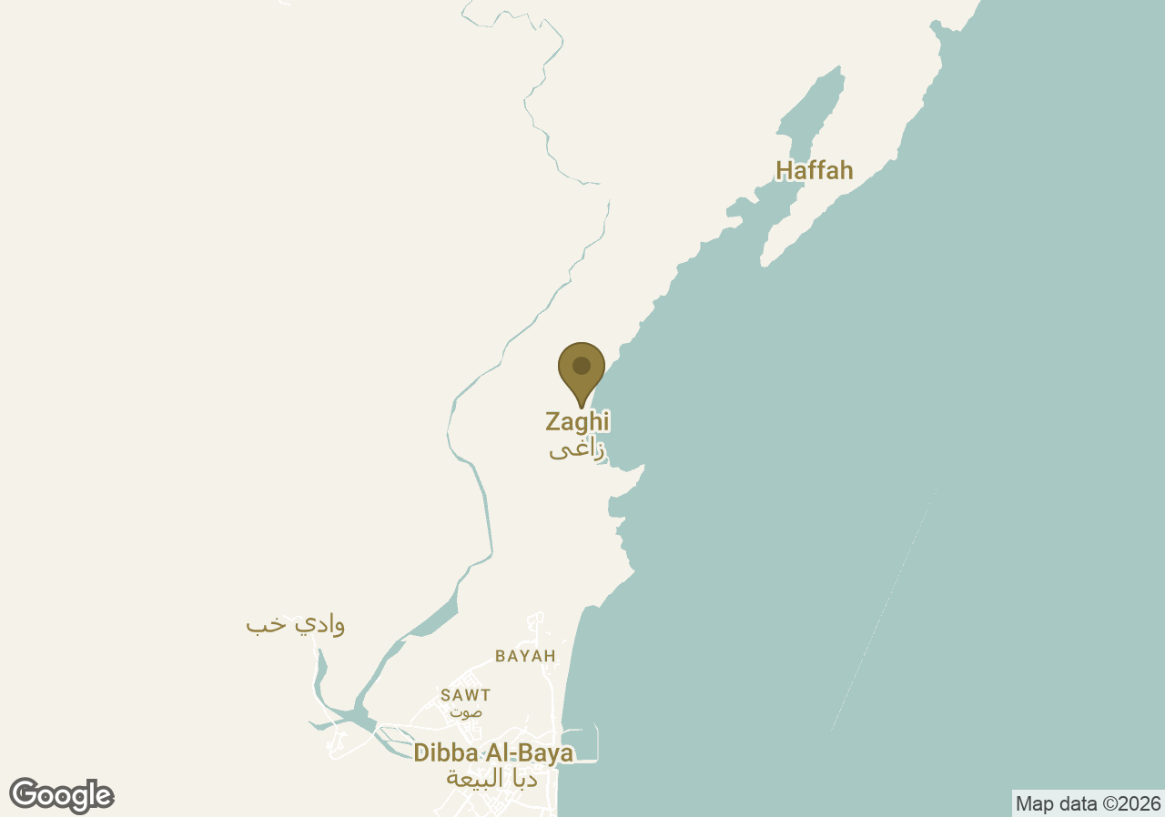 Map of Six Senses Zighy Bay