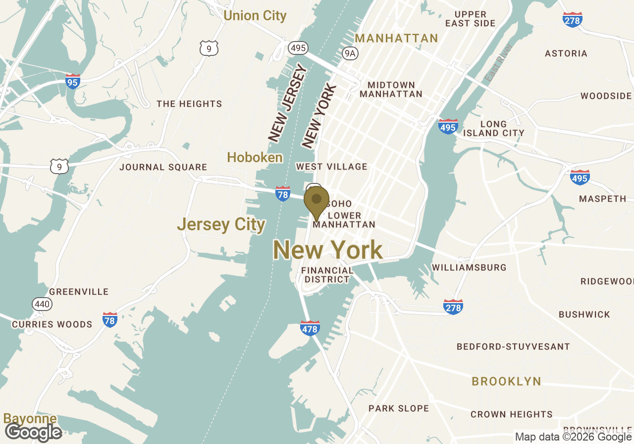 Map of The Greenwich Hotel