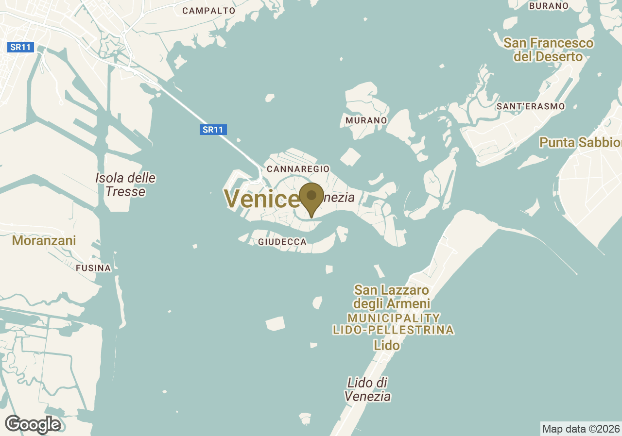 Map of The Gritti Palace