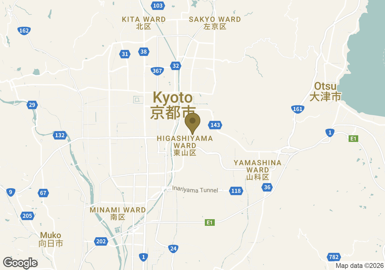 Map of The Hotel Seiryu Kyoto Kiyomizu