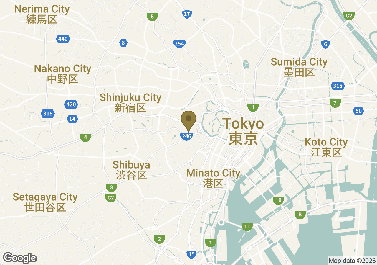 Map of The Prince Gallery Tokyo Kioicho, a Luxury Collection Hotel