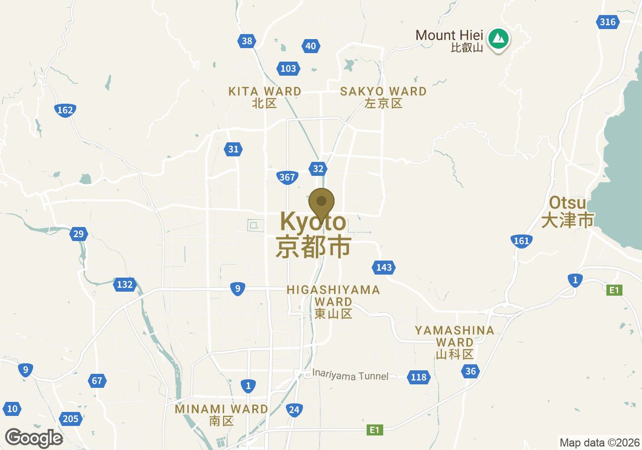 Map of The Ritz-Carlton Kyoto