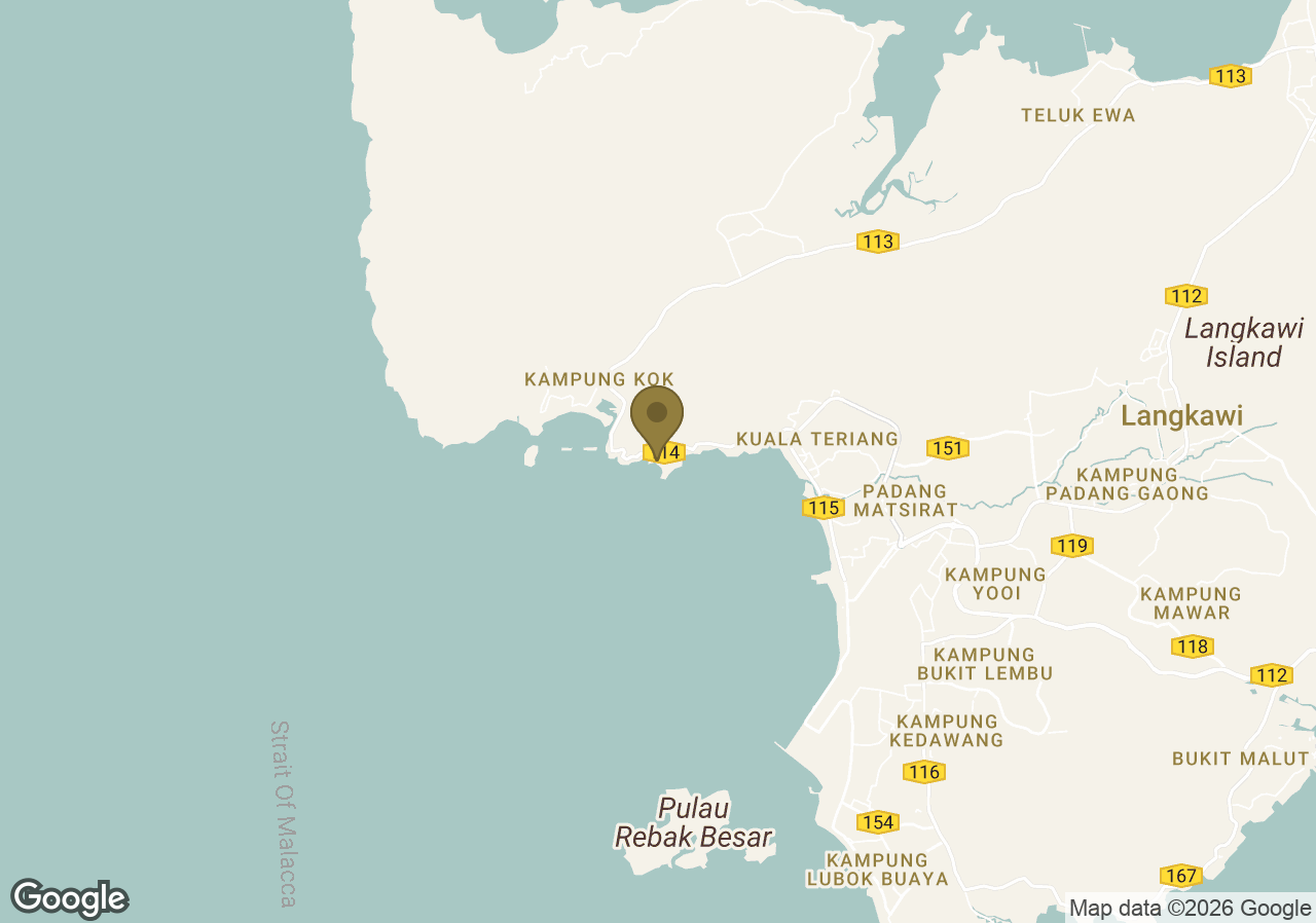 Map of The Ritz-Carlton Langkawi