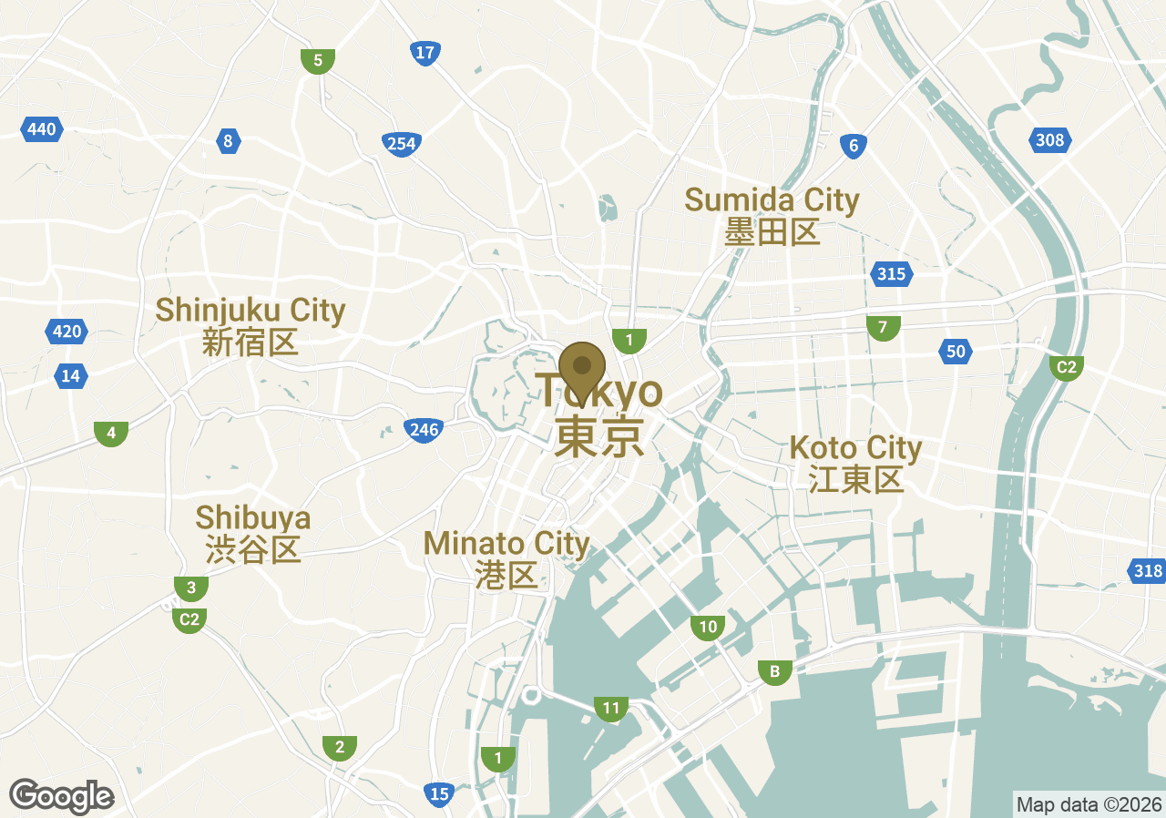 Map of Tokyo Station Hotel