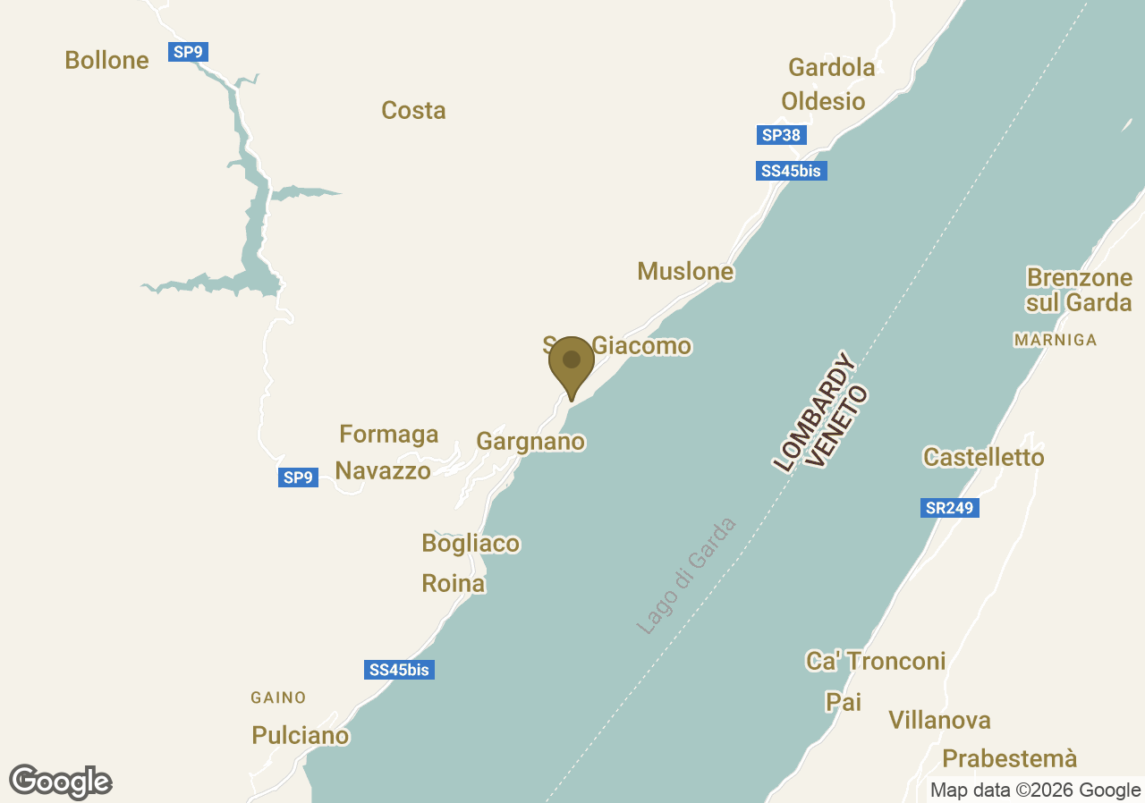 Map of Villa Feltrinelli