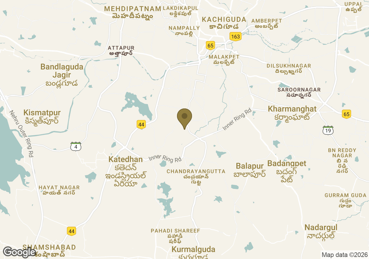 Map of Taj Falaknuma Palace