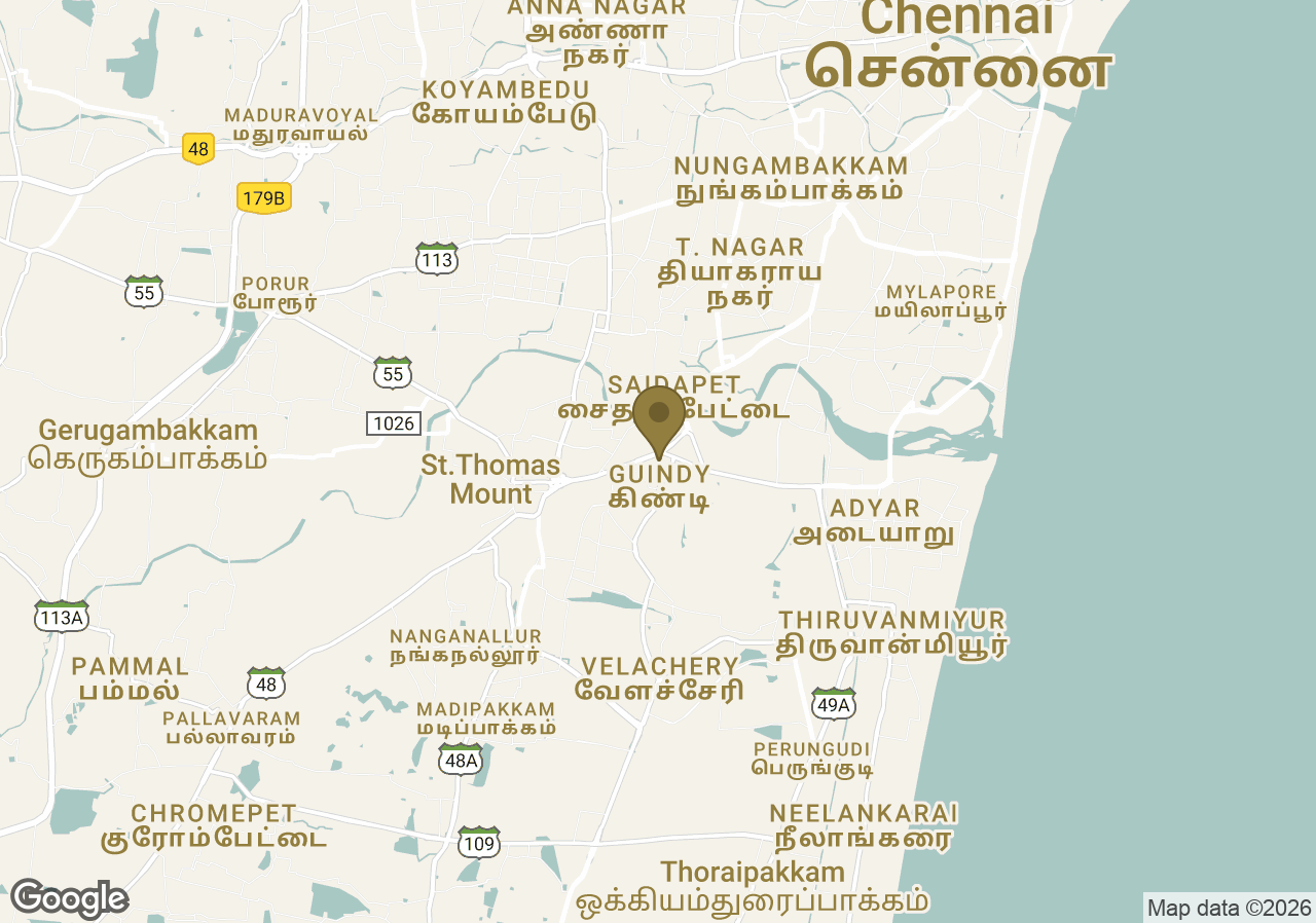 Map of ITC Grand Chola