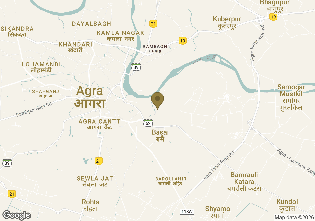 Map of The Oberoi Amarvilas